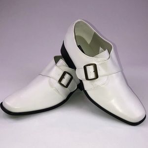 Men's Funtasma White Buckle Shoe